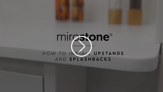 How to install upstands and splashbacks